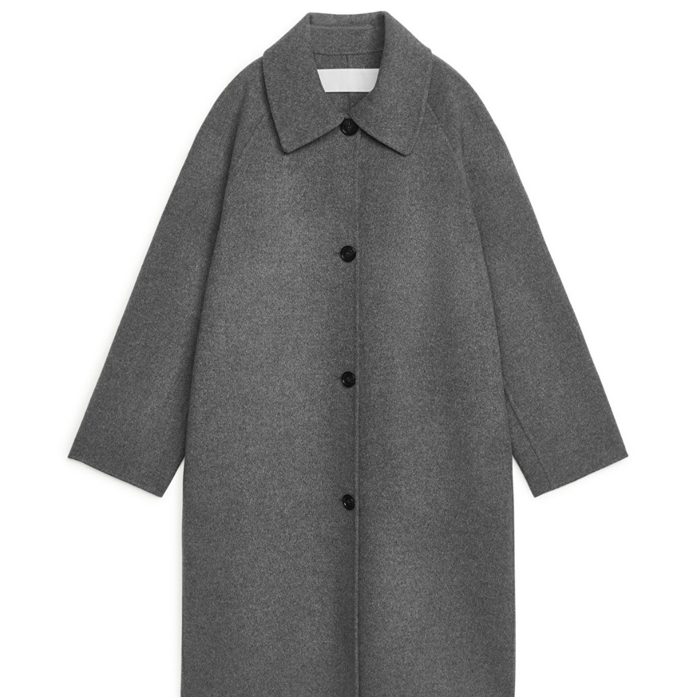 Arket wool gray coat size EUR 42